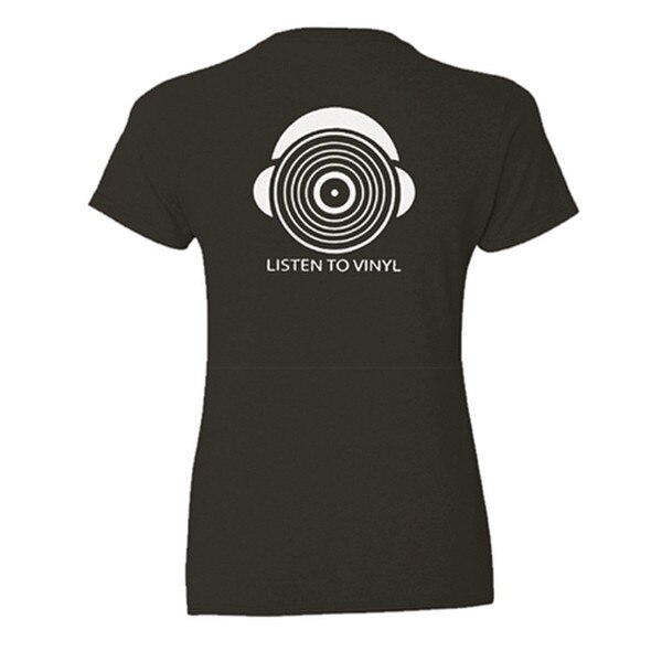 Natural Cotton T-Shirt - Record wit